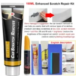 Auto Kratzer Entferner Auto Polieren Paste Mit Schwamm Auto Körper Malen Pflege Entfernen Kratzer Reparatur Gebrochene Farbe Glatte Auto Körper 6