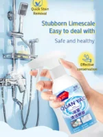 Badezimmer-Reinigungsspray Toiletten-Entkalker Fliesen-Fleckenentferner Kraftvoller Reiniger für Dusche Waschbecken Keramik Haushaltsreinigung 4