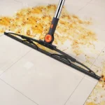 50 cm drehbarer magischer Gummibesen, Silikon-Mopp, Handstaubbesen, Heim-Bodenreinigung, Rakel, Wischer, Bodenbelag, Haushaltsutensilien 2