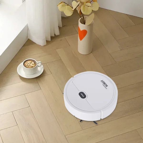 3-in-1 Automatischer Roboter-Staubsauger Intelligente Trocken- und Nassreinigungsmaschine Aufladbare Intelligente Reinigungsvorrichtung für Zuhause