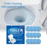 12 Stück Sauerstoffbleiche, Toilettentabletten, Brausekraft für Flecken, Kalk, frischer Duft, Deodorant, nicht chlorene Formel, Tropfenflus