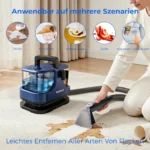 Yanhama R13 Handstaubsauger für Teppiche 800W 25Kpa Kabelgebundene Fleckenreinigungsmaschine 1,1m Schlauch Tragbarer Nass-Textilreiniger für Sofa und Auto 5