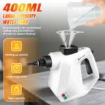 3800W Hochdruck-Dampfreiniger (Auto-Reiniger) - IPX4, 2,5m Kabel, Dampfkannone+9-teilig zum Entfernen von Flecken auf verschiedenen Oberflächen 4
