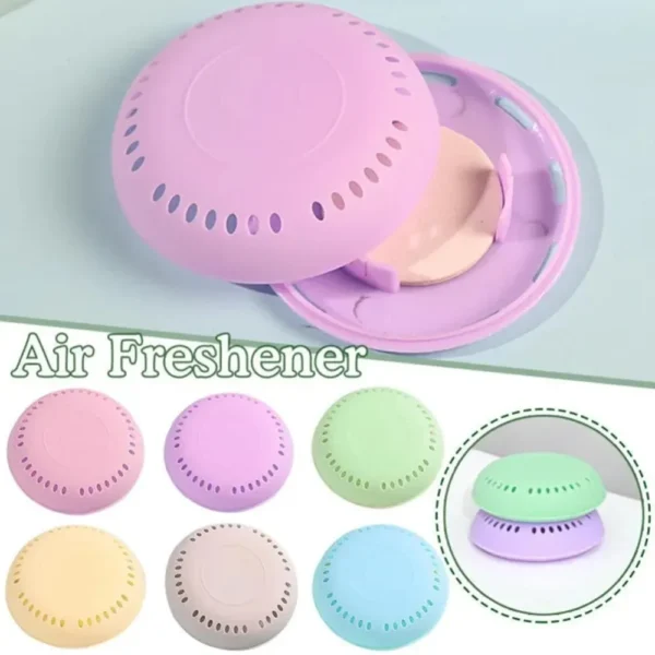 Solide runde Fisher-Aromatherapie, dauerhafte Desodorierung, solide Lufterfrischer für Badezimmerbedarf, Kleiderschrank, Auto, Zuhause, Toilette