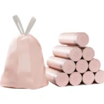 Kleine Müllsäcke mit Kordelzug, 4 Gallonen, dicker Kordelzug, kleine Müllsäcke für Küche, Badezimmer, Schlafzimmer, Zuhause, Büro, Müll 6