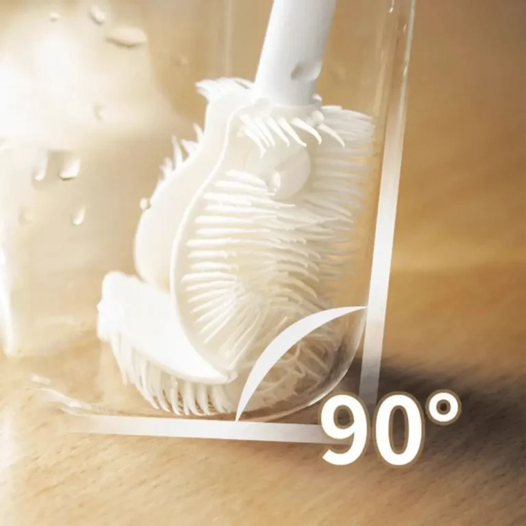 Neue Silikon Tasse Pinsel Klapp Pinsel Kopf Langen Griff Glas Reiniger Weiß Küche Reinigung Werkzeug Trinken Flasche Reinigung Pinsel 2