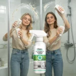 Badezimmerreiniger 120ml Mehrzweck-Reinigungsspray für Küche, Duschen, Badewannen, Waschbecken, Fenster, Glas und Fliesen 2