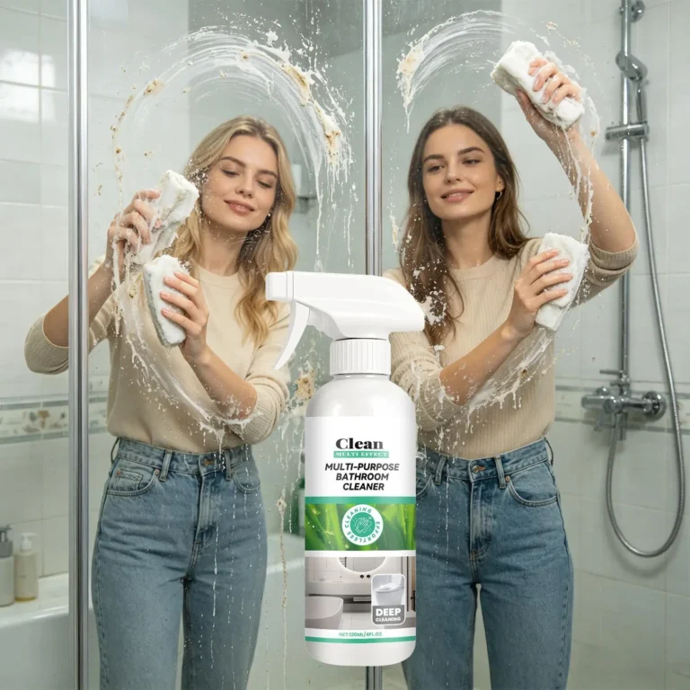 Badezimmerreiniger 120ml Mehrzweck-Reinigungsspray für Küche, Duschen, Badewannen, Waschbecken, Fenster, Glas und Fliesen 2