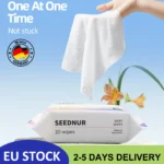 Baby-Feuchttücher für empfindliche Babyhaut, einzeln verpackt, 20 Tücher pro Packung, 60 Packungen im Set
