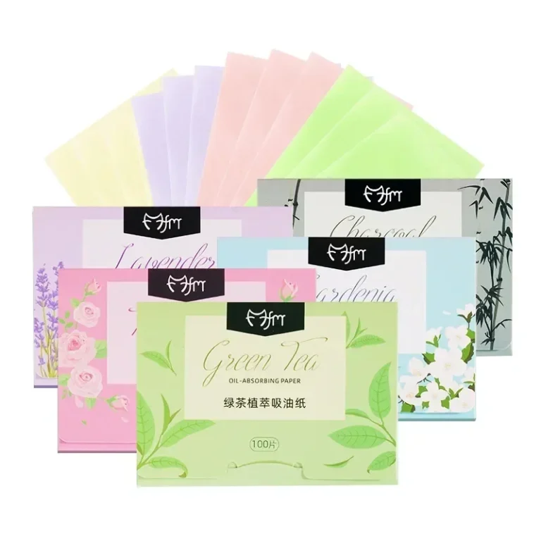 100 teile/satz Tragbare Gesichts Öl Löschpapier Matte Gesicht Tücher Öl Kontrolle Gesicht Reinigung Öl absorbieren Make-Up Werkzeuge Zubehör 2