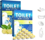 24 Stück Toilettenreinigungs-Brausetabletten mit Zitronenduft, entfernt Urinflecken, Geruchsvergilbung, dauerhafte Frische, ein Muss für zu Hause