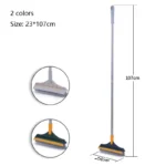 Badezimmer-Bodenbürste, Bodenreinigungsbürste, Fugenbürste, Fliesenbürste mit langem Griff, Wandbürste, WC-Reinigungsbürste 6