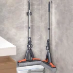 28 cm/34 cm Schwammmopp, super saugfähig, Staubentfernung, freihändiges Waschen für die Reinigung von Küche, Badezimmer, Hartholz, Fliesen, Laminatböden 5