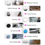 Elektrische Reinigungsbürste, Küchen-Spin-Schrubber, Multifunktions-Reinigungsgerät für Badezimmer 5