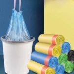 Bunte Verdickung Kordelzug Müllsäcke Große Kapazität Handheld Müll Tasche für Küche Haushalt Einweg Abfall Taschen 3