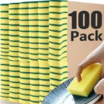 100/1 Stück Küchen-Spülschwamm, saugfähig, zum Reinigen von Töpfen, Rostentferner, Scheuerschwamm, Reinigungsset, Haushaltsreinigungsbürste, Schwamm