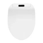 Elektrischer intelligenter Bidet-Toilettensitz, V-förmiger, kabelloser Toilettensitz mit Fernbedienung, langsam schließender Deckel mit Trocknungsmodi 5