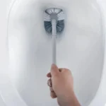 Toilettenbürste vom Typ C mit 18-Zoll-Griff – ergonomischer manueller Reiniger für Badezimmer/Küche/Auto, wiederverwendbar und tragbar (keine Stromversorgung) 6