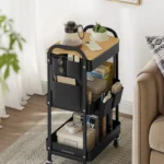 SONGMICS Beistellwagen, Rollwagen, Küchenwagen, Servierwagen, für Büro, Küche, Wohnzimmer