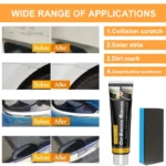 Auto Kratzer Entferner Auto Polieren Paste Mit Schwamm Auto Körper Malen Pflege Entfernen Kratzer Reparatur Gebrochene Farbe Glatte Auto Körper 3
