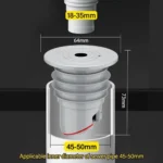 Gericht Badezimmer Abtropffläche Küche Abfluss Falle Waschbecken Abflüsse Filter Kanalisation Badewanne Abdeckung Hause Entwässerung Projekte Siphon Zubehör Badewanne 6