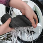 5/1pcs Auto wasch schwamm Polieren Wachsen schwarzer Schwamm blockiert Autoglas reinigung Flecken entfernungs werkzeug Haushalts reinigungs zubehör 3