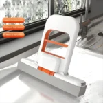 Stark Saugfähiger Mini-Mopp Staubentfernung Tragbarer Reinigungsmopp mit Schwamm Mini-Schwamm-Mopp Nass und Trocken Badezimmer Schreibtisch Glas 4