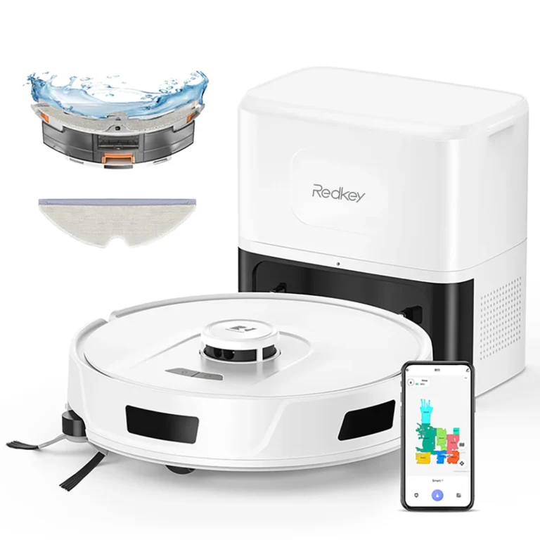 Redkey R11 Roboter-Staubsauger, 3-in-1-Staubsauger, LiDAR-Navigation, 10.000 Pa, leistungsstarke Saugkraft mit Alexa/Google Home App-Steuerung