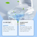 Toilettenschaum-Reinigungspulver – schnell schäumender Toilettenreiniger für einfache Fleckenentfernung und Hygienewartung 5