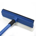 2-in-1-Teleskop-Fensterglasreiniger, Wischer, langer Griff, Schwammbürste, Fensterwischer, Rakel, Wischer, Reinigungswerkzeug 3