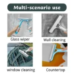 3-in-1-Duschschaber, Reiniger, Badezimmer, Glasreinigungsspiegel mit Gießkanne, Rakel, sauberer Boden, Fenster, Werkzeug, Wasserwischer 6