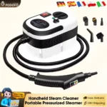 Podofo 2500 W Handdampfreiniger, tragbarer Druckdampfer, 220 V, EU-Stecker, Tiefenreinigung für Auto, Küche, Badezimmer usw.