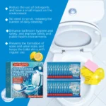 20/40/60/100/200 Stück Toilettenreinigungstabletten reinigen effektiv Rostflecken, Schmutz entfernen Gerüche und Vergilbung, keine Rückstände, keine Reizung 4