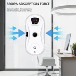 5600Pa Starke Saugkraft Steckbarer Fensterputzroboter 500mAh Eingebauter Akku Automatischer Intelligenter Glasreiniger für den Hausgebrauch 7