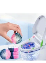 6/12 Stück langlebige Toilettenschüssel-Reinigungstabletten – nachhaltige Auslösetechnologie für robuste Flecken, automatischer Toilettenreiniger