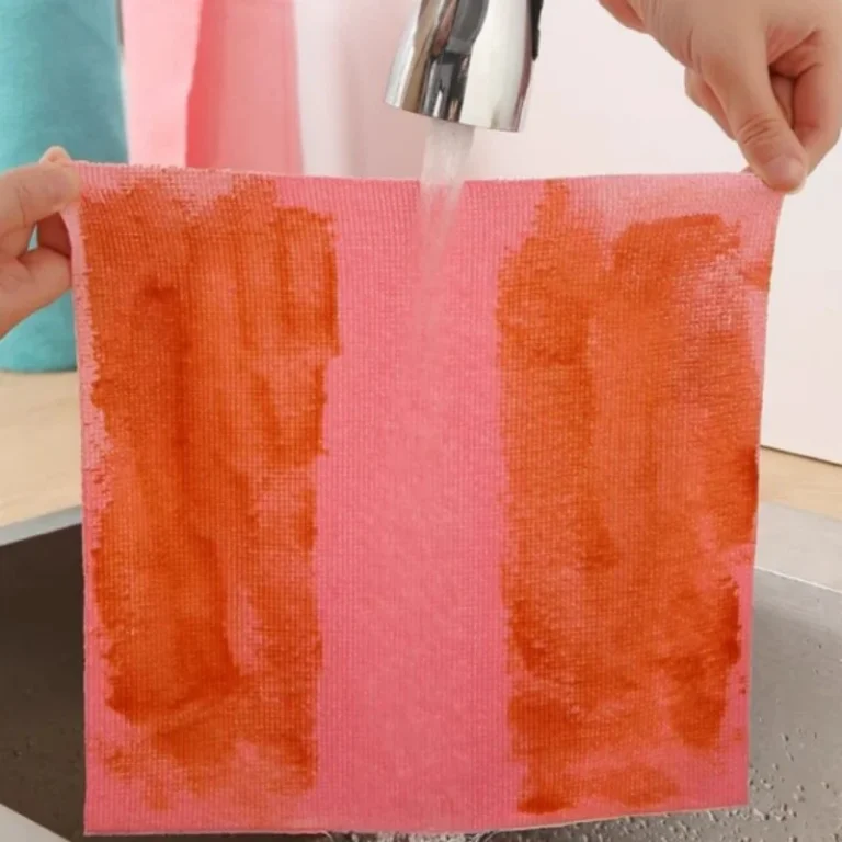 20 ~ 60PCs Wiederverwendbare Reinigungstücher Geschirrtuch Haushalt Küche Reinigungstuch Mikrofaser Handtuch Rollen Spüllappen Leicht Zu Reinigen 2