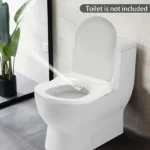 2,6 kg PP Smart Toilettensitz Doppeldüsen Drei Spüllöcher 0,08–0,8 MPa Wasserdruck 48 * 35 * 7,8 cm Umweltfreundliche Toilettenabdeckung