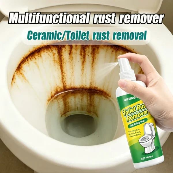 Toiletten-Rostentferner, Kalk- und Fleckenentferner, Beseitigt Hartwasserflecken, Rost und Schmutz für Toilettenschüsseln und Badezimmeroberflächen