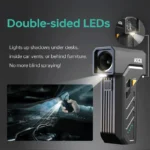 Kica Jet Fan Ultra Elektrischer Luftreiniger 110000RPM 45m/s Kabellos 4000mAh LED Stufenlose Geschwindigkeitsregelung für Tastatur, Linsenreinigung 4