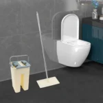 8L Flachmop-Eimer-Set Bodenreinigung Flachmop-Eimer mit 10 Wischtüchern 2