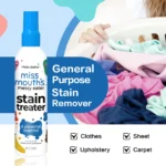 Leistungsstarker Fleckenentferner, 120 ml, Mehrzweckreiniger für Kleidung, Sofa, Teppich, Polsterung, Stoff, Tiefenreinigungslösung, Flasche zufällig 2