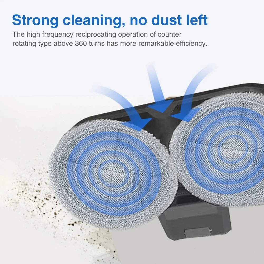 Für Dyson Elektrischer Mopp, waschbar, abnehmbares Wischpad, Reinigung, Mikrofaser, wiederverwendbar, einfach zu installieren, Ersatzteile, Bodenwaschen 2