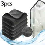 3 Stück Magische Mikrofaser-Reinigungstücher - Streifenfrei, Superweich & Hochabsorbierend - Schnelltrocknend, Wiederverwendbare Tücher