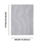 Klassische Baumwoll-Geschirrtücher, ultra-saugfähig, verdickt, 48x65cm, Packung mit 1/3/4/5 Stück zum Trocknen und Reinigen 5
