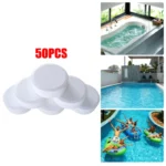 50 stücke/Flasche Schwimmbad reinigungs tablette Chlor brom tabletten reiniger Schwimmbad Haushalts reinigungs mittel