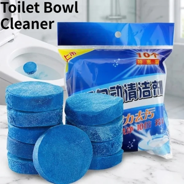 40 Stück WC-Reiniger Automatisch Selbstreinigend Blaue Blasen Zitrone-Lavendel-Duft Kraftvoller Geruchsneutralisierer für Badezimmer WC Frische