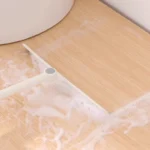 360-Grad-drehbarer Duschabzieher, Glaswischer, Schaber, Rakelreiniger mit Silikonhalter, Badezimmerspiegel, Schaber, Reinigung 2