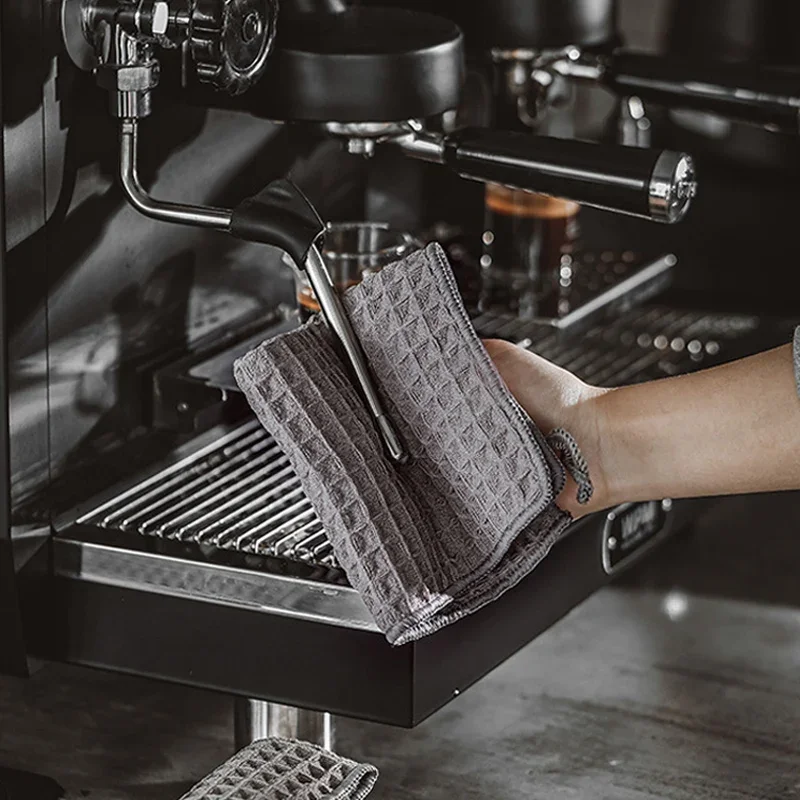 Super saugfähiges Barista-Bar-Handtuch, Kaffeemaschine, spezieller Lappen, kein Flusen, quadratisches Handtuch, Reinigungstuch, Kaffeemaschine, Reinigungstuch Super saugfähiges Barista-Bar-Handtuch, Kaffeemaschine, spezieller Lappen, kein Flusen, quadratisches Handtuch, Reinigungstuch, Kaffeemaschine, Reinigungstuch
