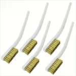1/3/5-teiliges Mini-Messing-Drahtbürsten-Set zur Entfernung von Farbe und Rost, industrielles Metall-Poliergrat-Reinigungswerkzeug 4