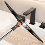 50 cm drehbarer magischer Gummibesen, Silikon-Mopp, Handstaubbesen, Heim-Bodenreinigung, Rakel, Wischer, Bodenbelag, Haushaltsutensilien 5